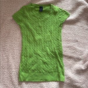 Y2K GAP Lime Green Knit Top